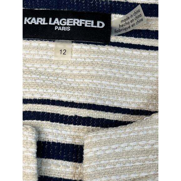 Karl Lagerfeld Tweed Jacket Womens Size 12 Business Casual‎ Career Office - Picture 6 of 6